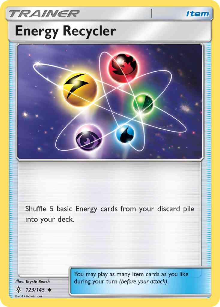 Energy Recycler - 123/145 - Uncommon [sm2-123] [Non-Holo]