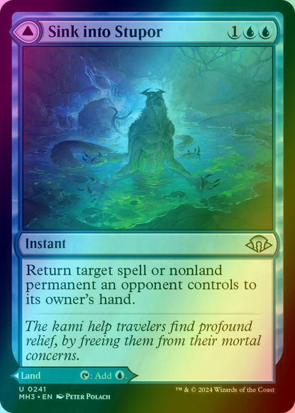 Sink into Stupor // Soporific Springs [241] [Modern Horizons 3] [Foil]