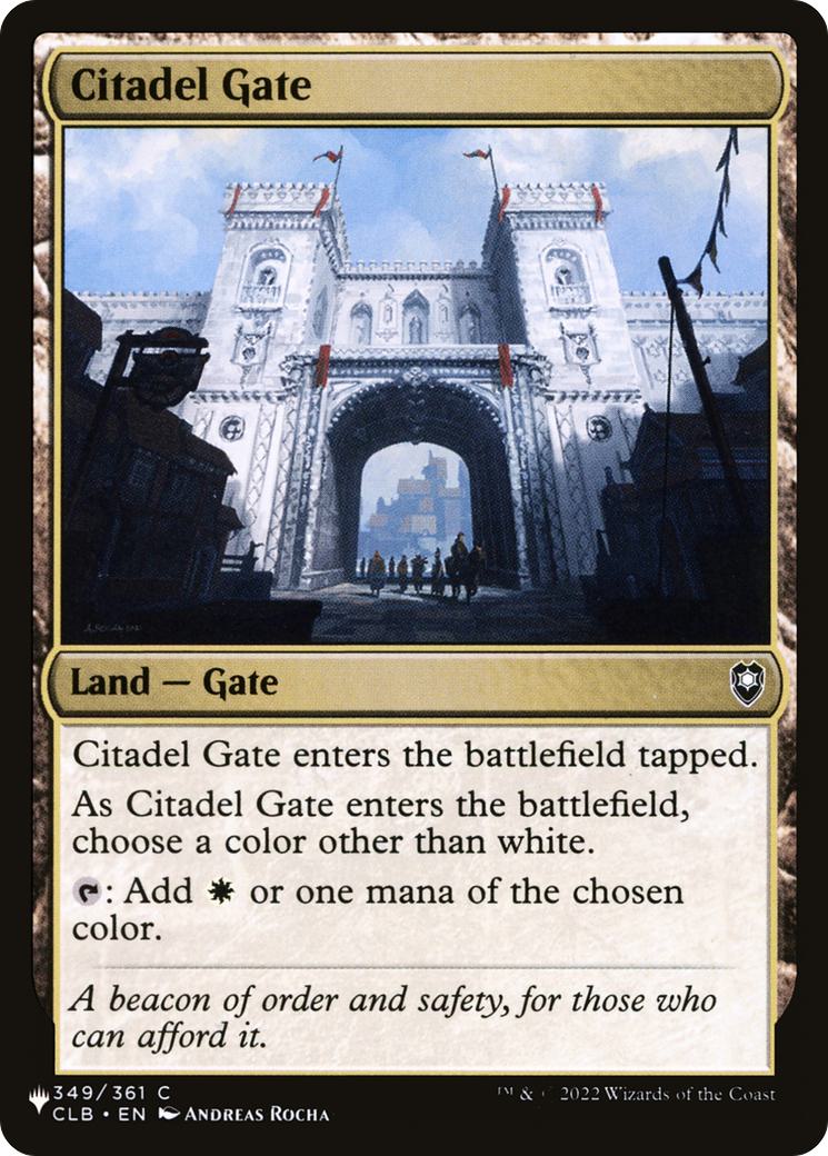 Citadel Gate [CLB-349] [The List] [Non-Foil]