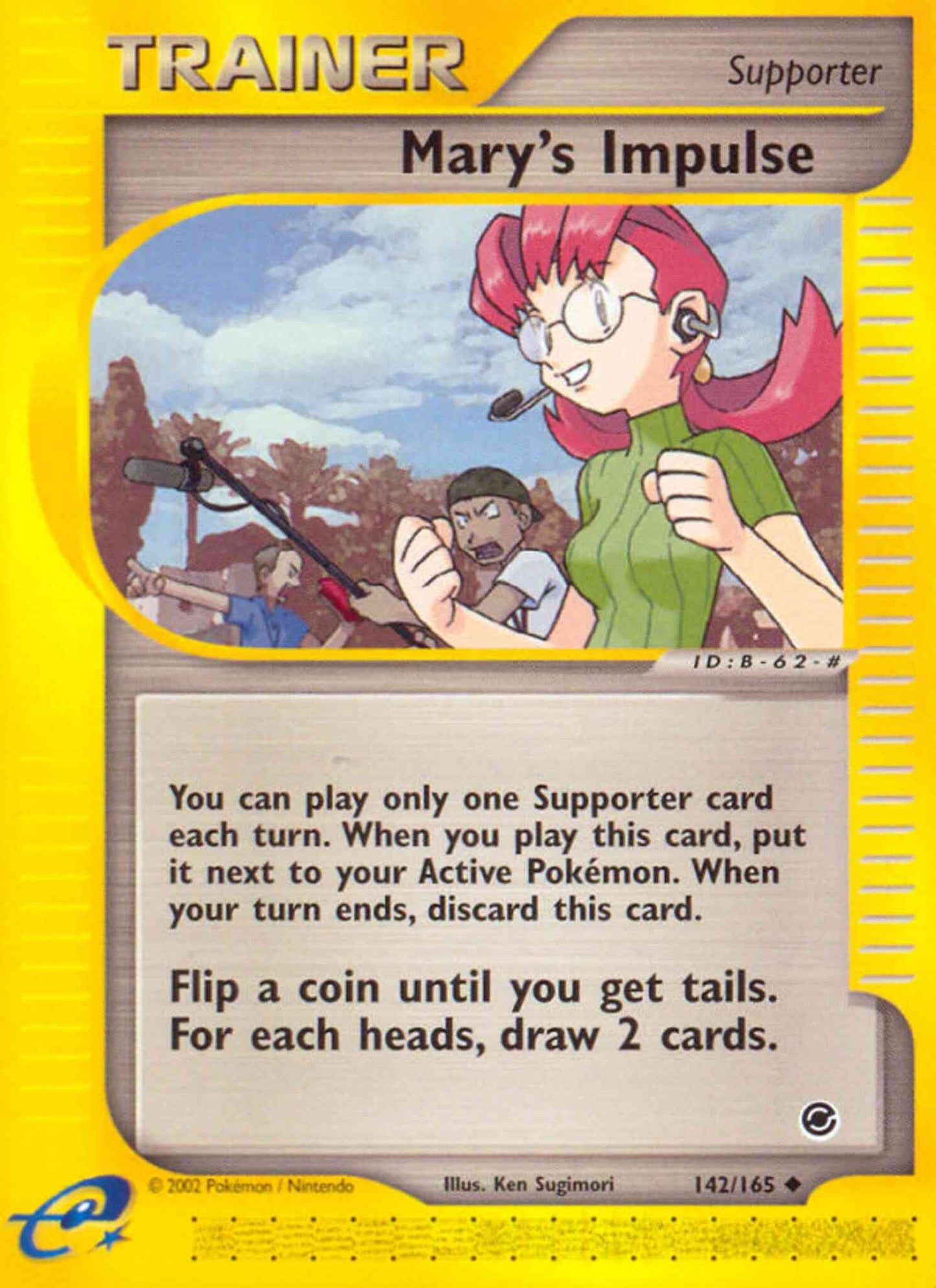 Mary's Impulse - 142/165 - Uncommon [ecard1-142] [Non-Holo]