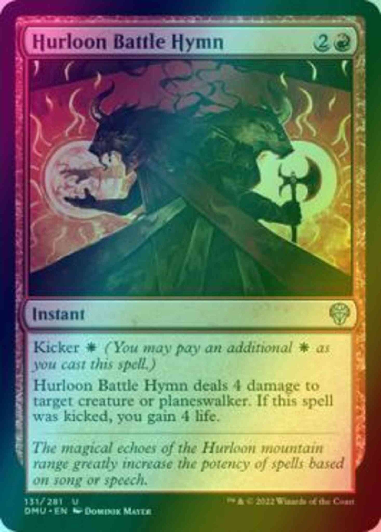 Hurloon Battle Hymn [131] [Dominaria United] [Foil]