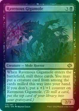Ravenous Gigamole [113] [The Brothers' War] [Foil]