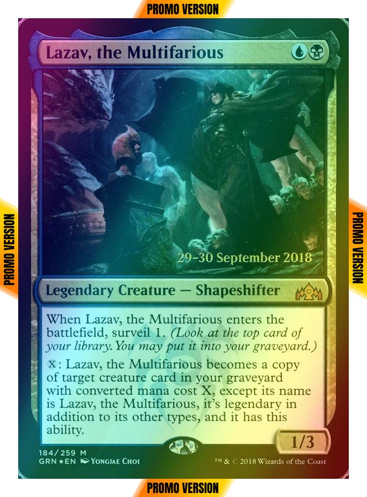 Lazav, the Multifarious [184s] [Guilds of Ravnica Promos] [Foil]