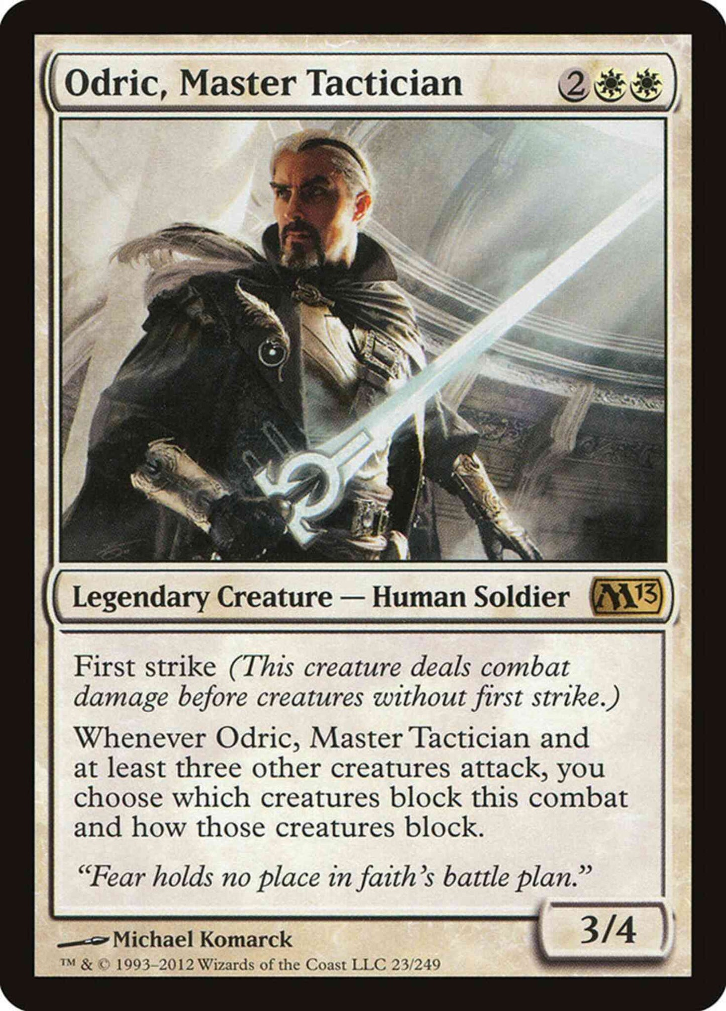 Odric, Master Tactician [23] [Magic 2013] [Non-Foil]