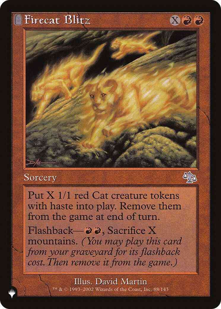 Firecat Blitz [JUD-88] [The List] [Non-Foil]