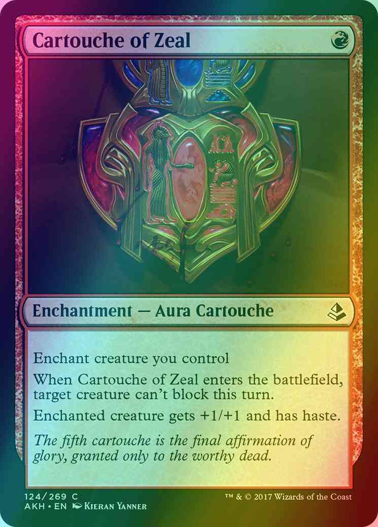 Cartouche of Zeal [124] [Amonkhet] [Foil]