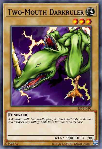 Two-Mouth Darkruler - LOB-030 - Common - 1st Edition