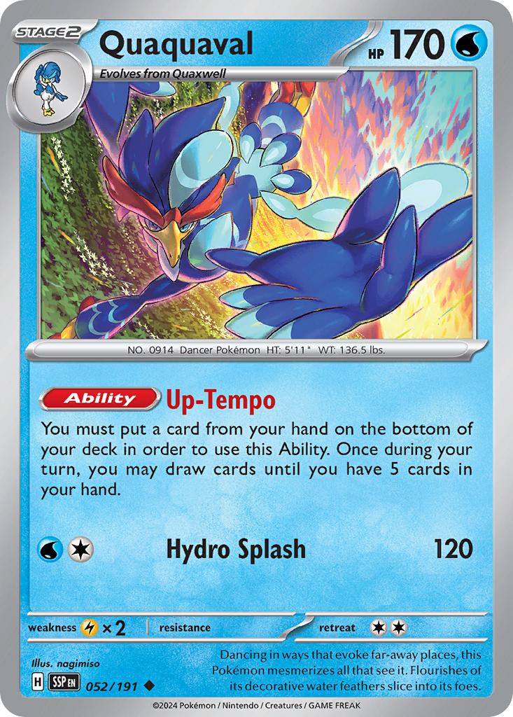Quaquaval - 052/191 - Uncommon [sv08-052] [Non-Holo]