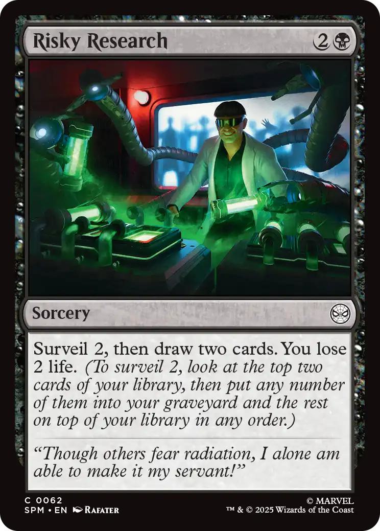 Risky Research [62] [Marvel's Spider-Man] [Non-Foil]