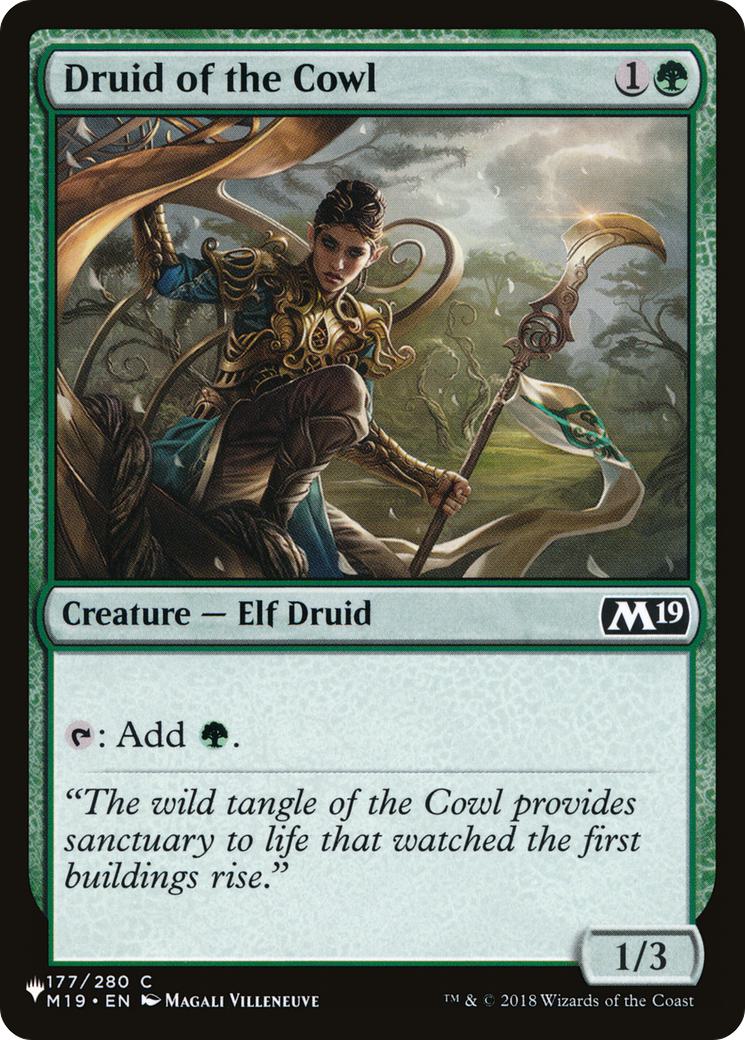 Druid of the Cowl [M19-177] [Welcome Decks 2024] [The List] [Non-Foil]