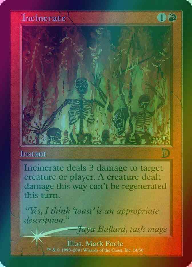 Incinerate [14s] [Deckmasters] [Foil]
