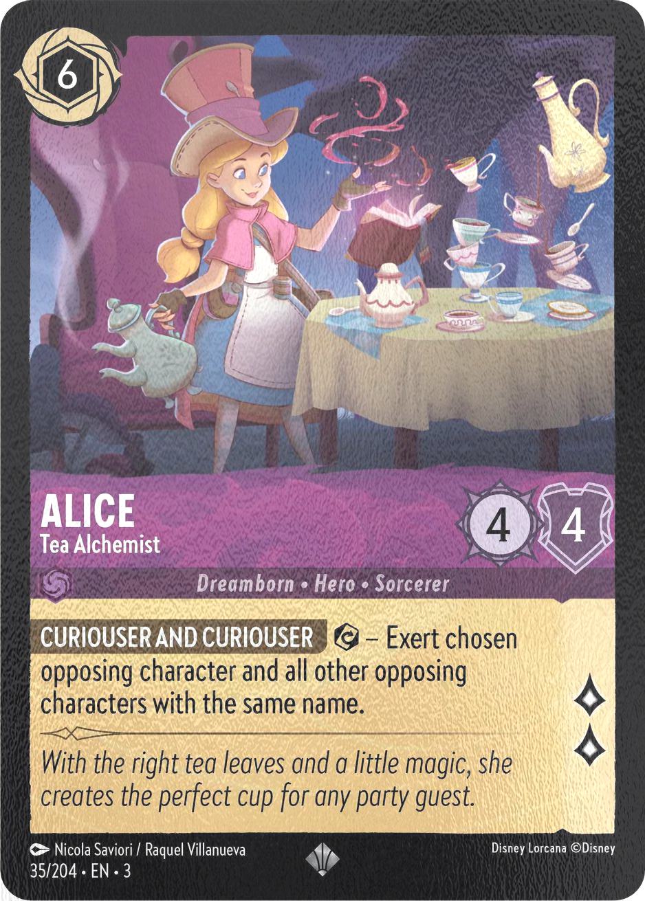 Alice - Tea Alchemist - 35/204 [Into the Inklands] [Cold Foil]
