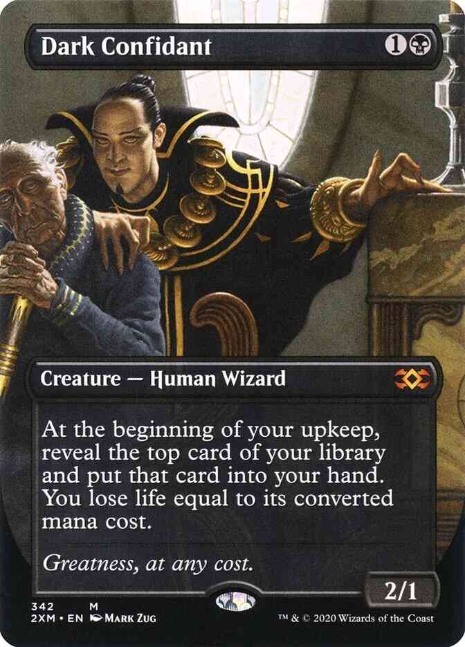 Dark Confidant [342] [Borderless] [Double Masters] [Non-Foil]