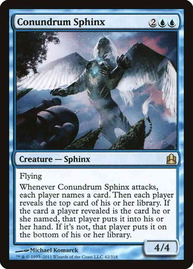 Conundrum Sphinx [42] [Commander 2011] [Non-Foil]