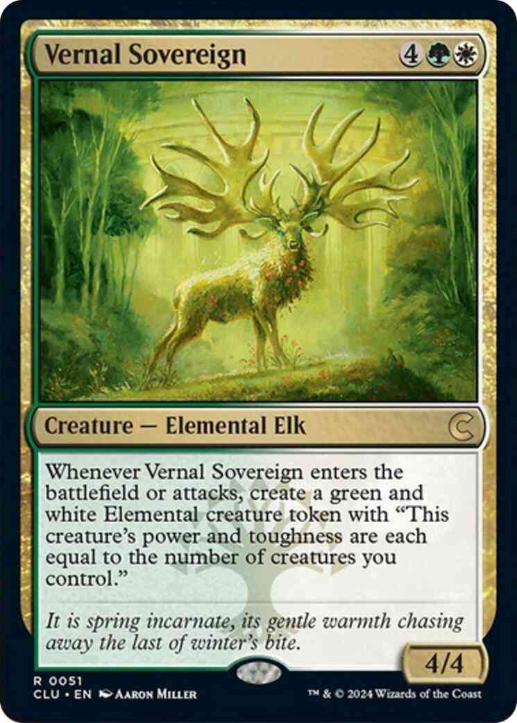 Vernal Sovereign [51] [Ravnica: Clue Edition] [Non-Foil]