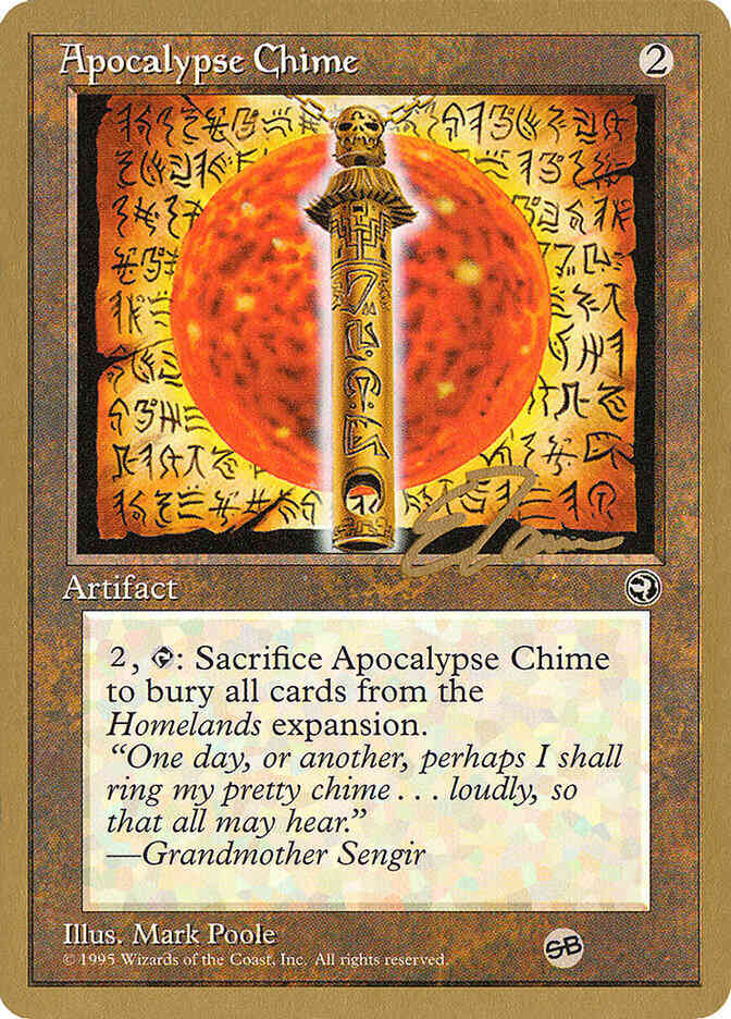 Apocalypse Chime [et101sb] [Eric Tam] [Pro Tour Collector Set] [Non-Foil]