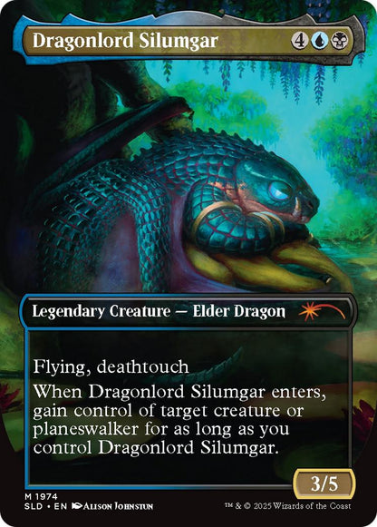 Dragonlord Silumgar // Dragonlord Silumgar [1974] [Borderless] [They Grow Up So Fast] [Secret Lair Drop] [Non-Foil]