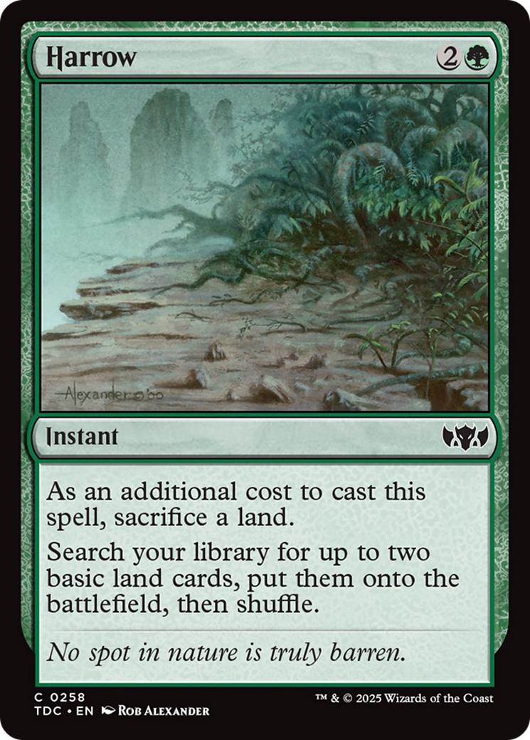 Harrow [258] [Tarkir: Dragonstorm: Commander] [Non-Foil]