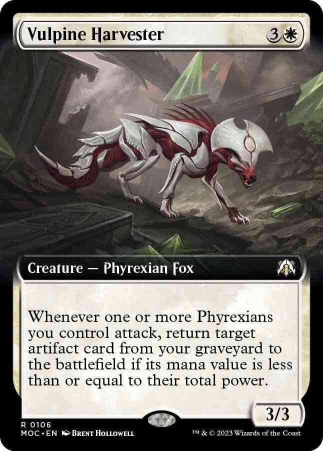 Vulpine Harvester [106] [Extended Art] [March of the Machine: Commander] [Non-Foil]