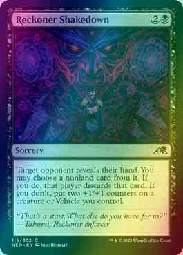 Reckoner Shakedown [119] [Kamigawa: Neon Dynasty] [Foil]