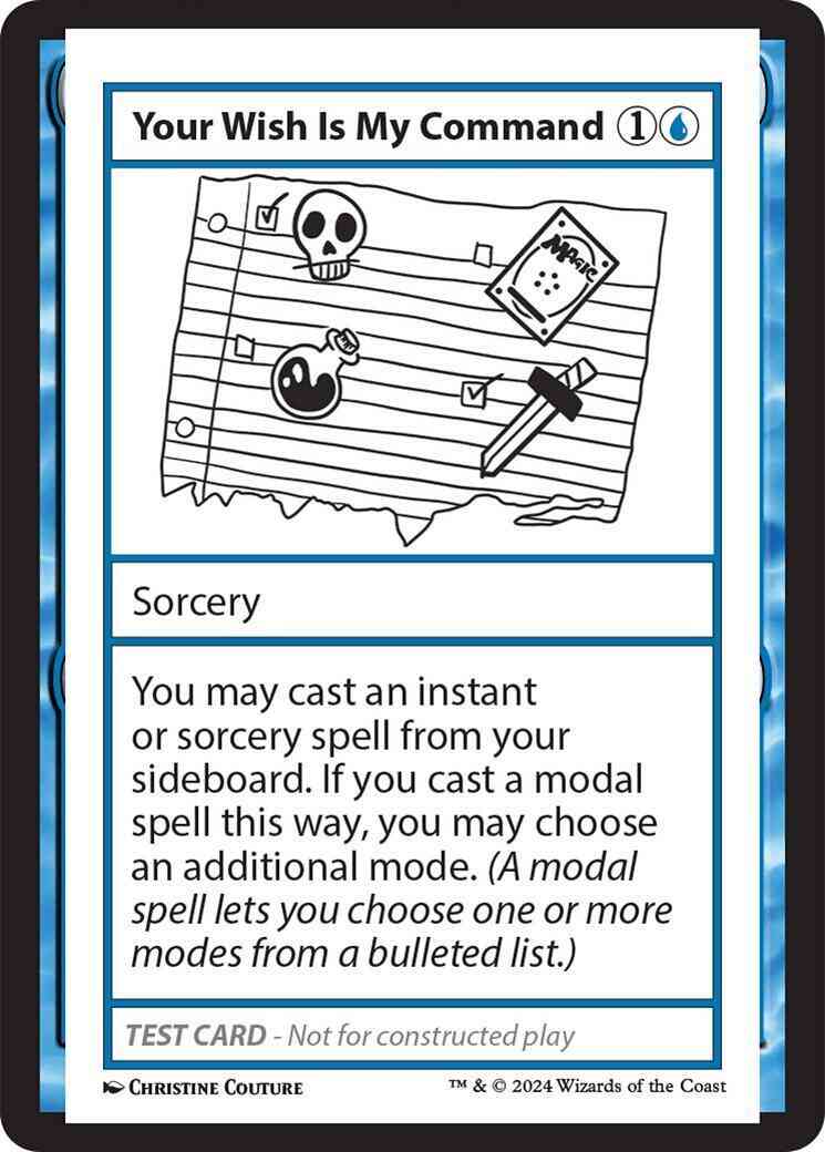 Your Wish Is My Command [304] [Playtest Card] [Mystery Booster 2] [Non-Foil]