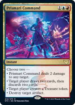 Prismari Command [214] [Strixhaven: School of Mages] [Non-Foil]