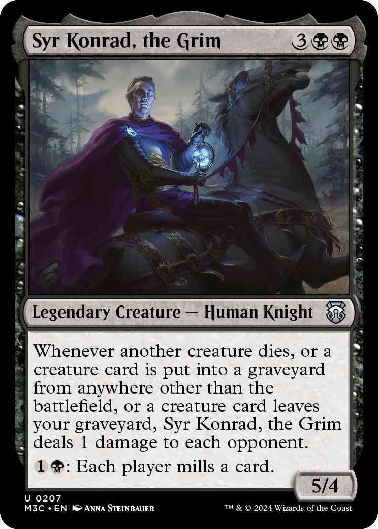 Syr Konrad, the Grim [207] [Modern Horizons 3: Commander] [Non-Foil]