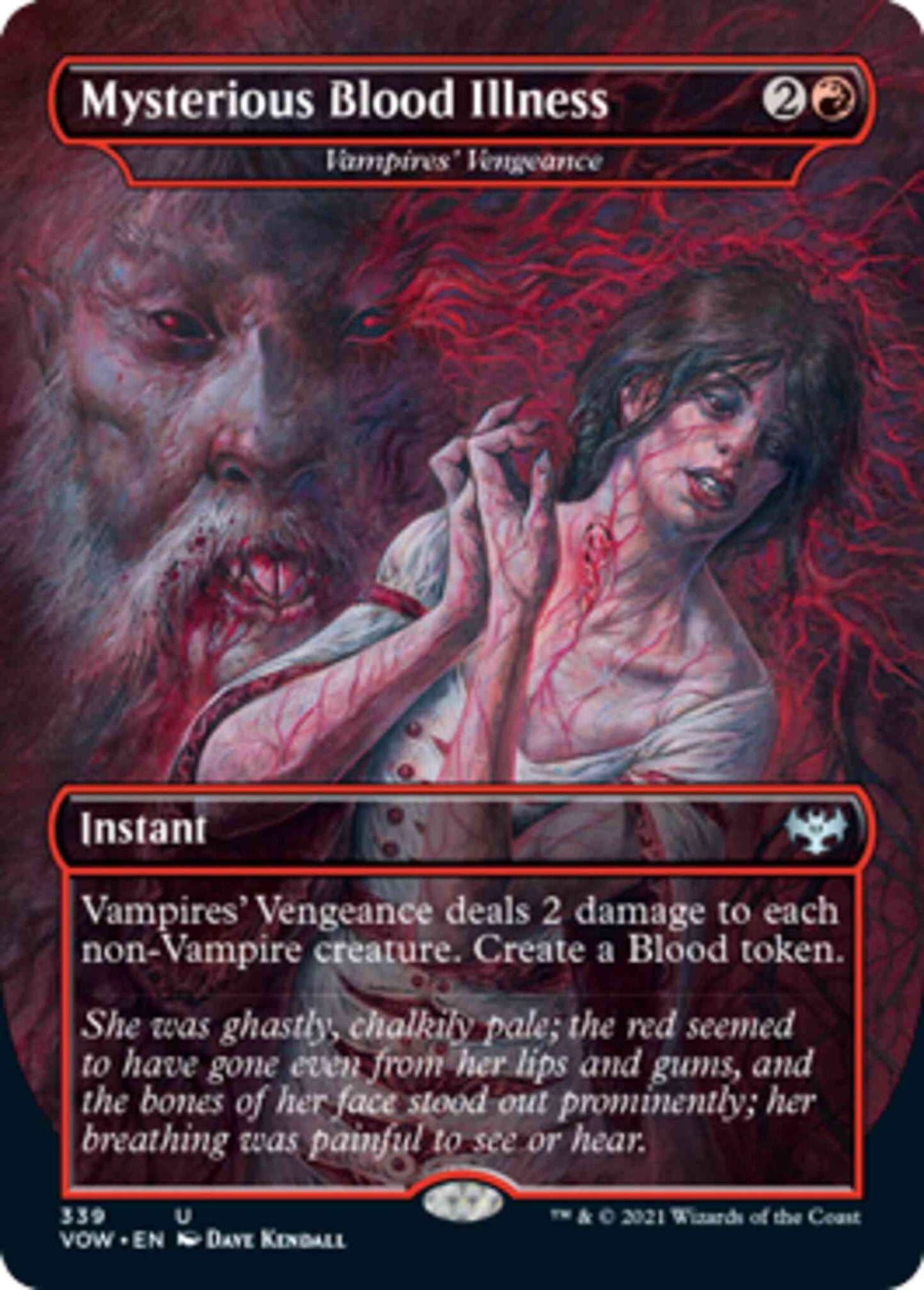 Mysterious Blood Illness - Vampires' Vengeance [339] [Dracula Series] [Innistrad: Crimson Vow] [Non-Foil]