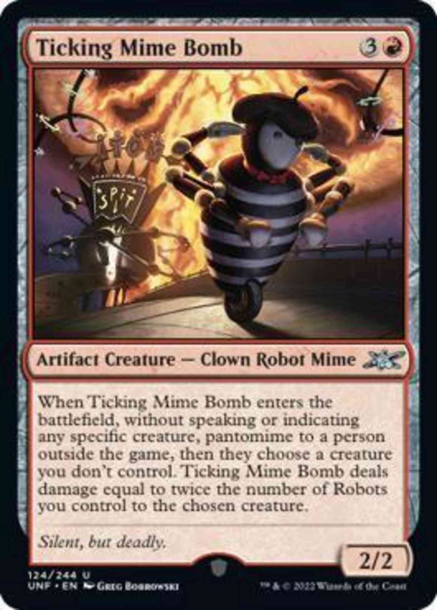 Ticking Mime Bomb [124] [Unfinity] [Non-Foil]