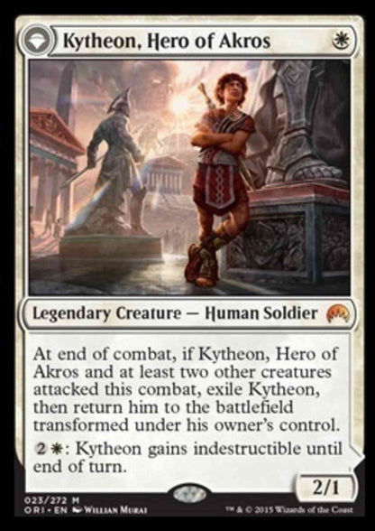 Kytheon, Hero of Akros // Gideon, Battle-Forged [23] [Magic Origins] [Non-Foil]