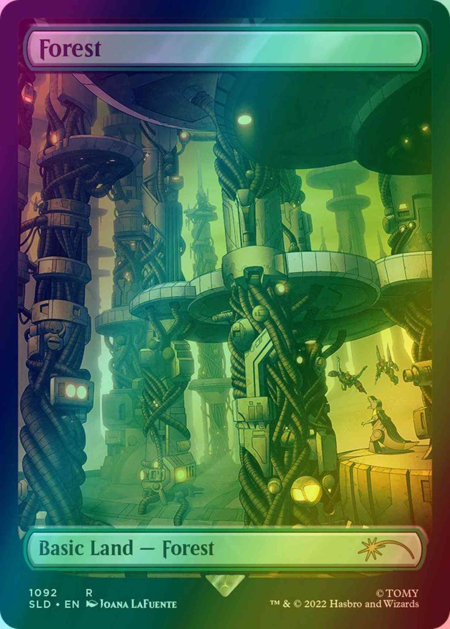 Forest [1092] [Full Art] [Transformers: One Shall Fall] [Secret Lair Drop] [Foil]