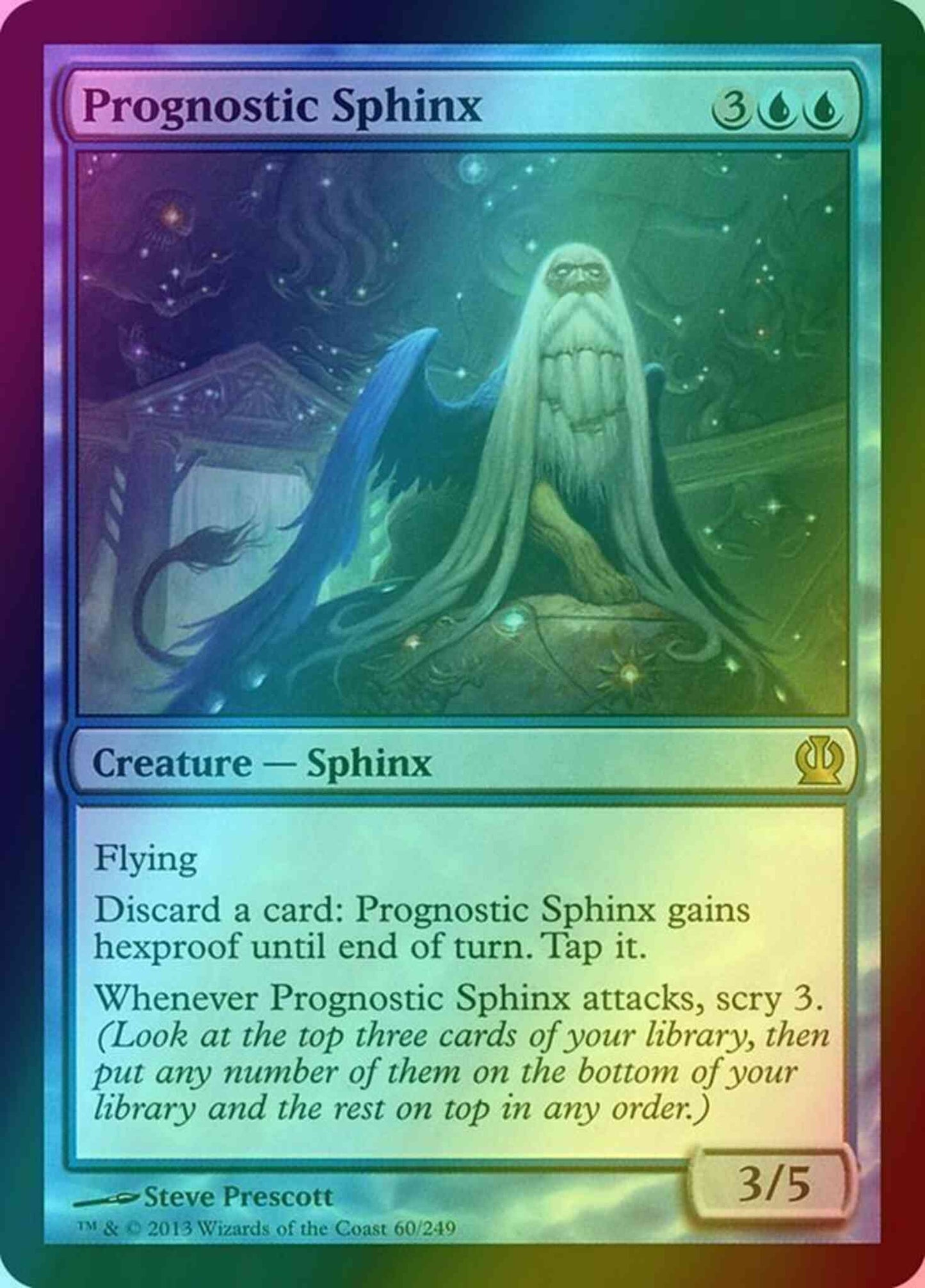 Prognostic Sphinx [60] [Theros] [Foil]