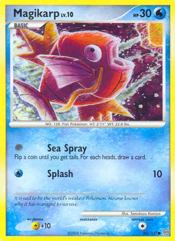 Magikarp - 65/100 - Common [dp7-65] [Non-Holo]