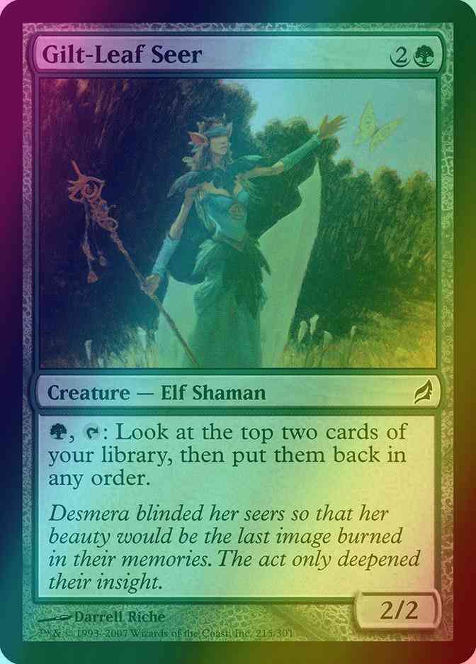 Gilt-Leaf Seer [215] [Lorwyn] [Foil]