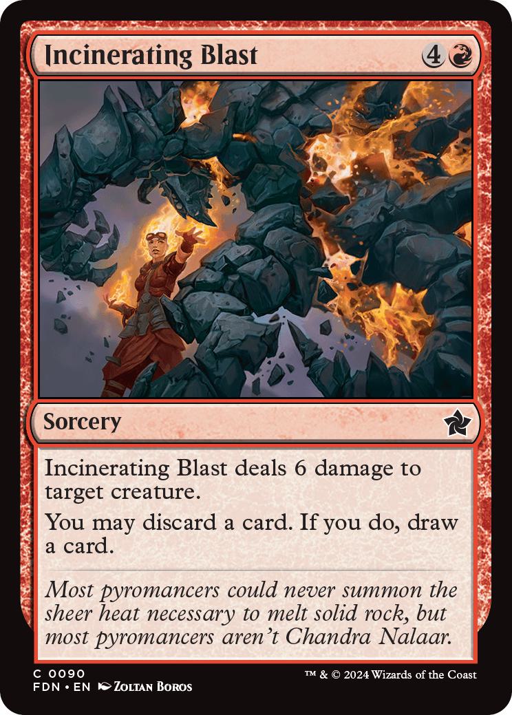 Incinerating Blast [90] [Foundations] [Non-Foil]
