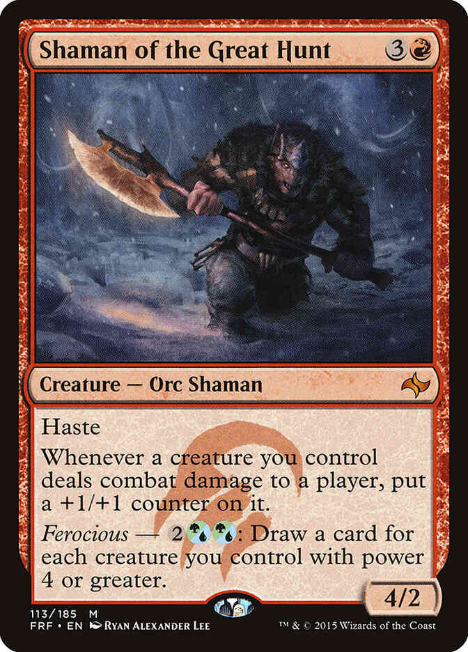 Shaman of the Great Hunt [113] [Fate Reforged] [Non-Foil]