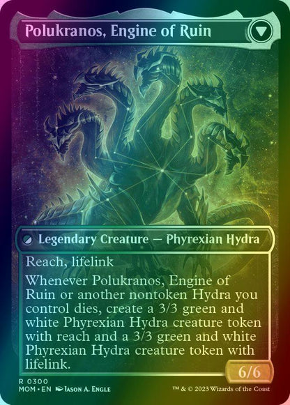 Polukranos Reborn // Polukranos, Engine of Ruin [300] [Planar Showcase] [March of the Machine] [Foil]