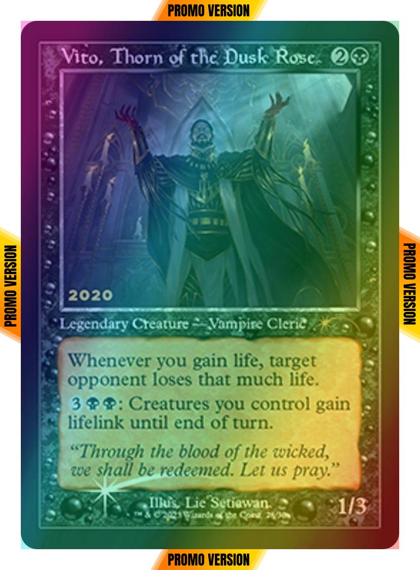 Vito, Thorn of the Dusk Rose [28] [Retro Frame] [30th Anniversary Promos] [Foil]