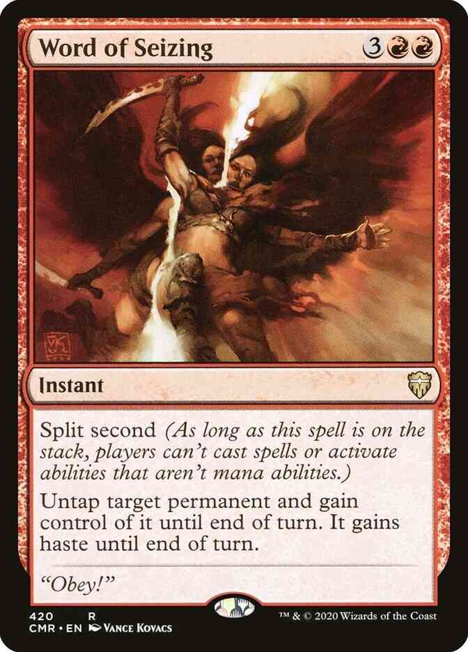 Word of Seizing [420] [Commander Legends] [Non-Foil]