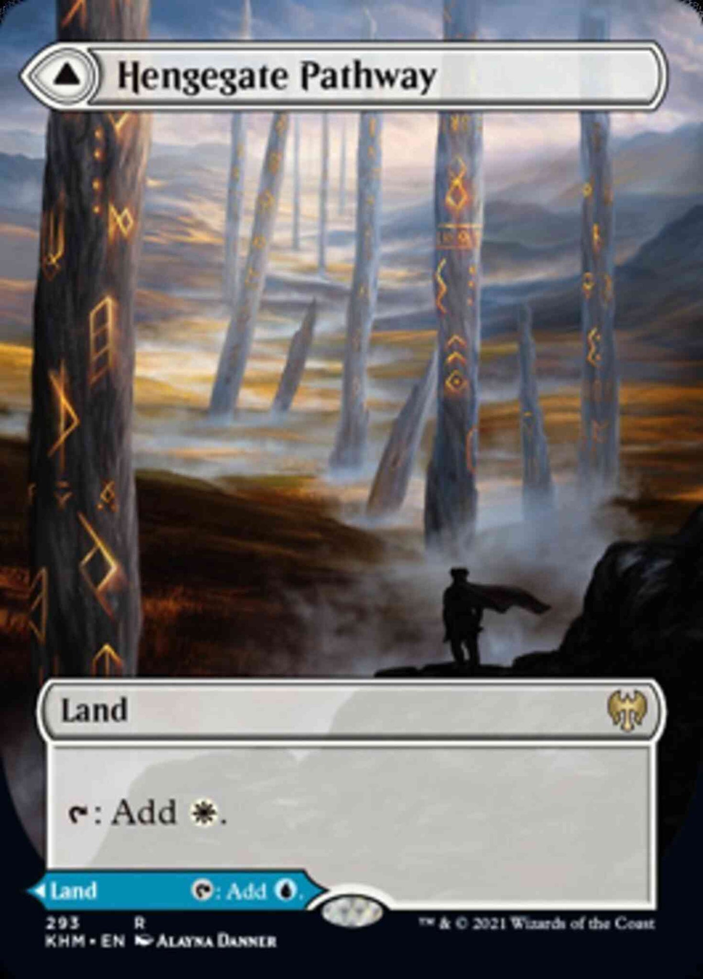 Hengegate Pathway // Mistgate Pathway [293] [Borderless] [Kaldheim] [Non-Foil]