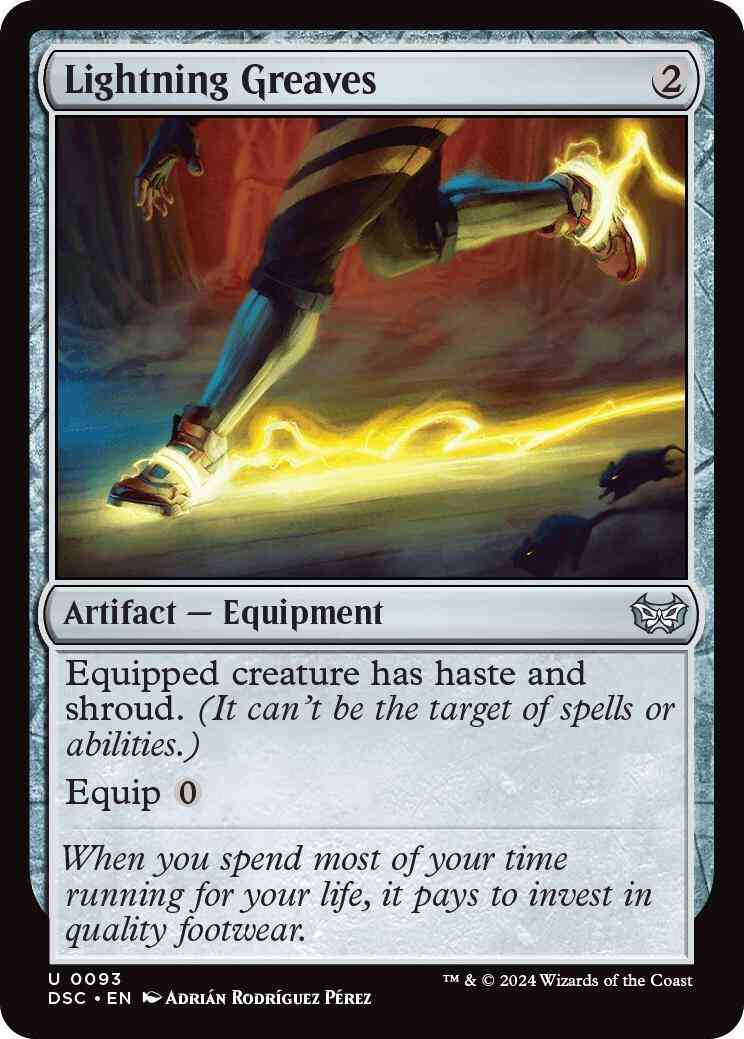 Lightning Greaves [93] [Duskmourn: House of Horror: Commander] [Non-Foil]