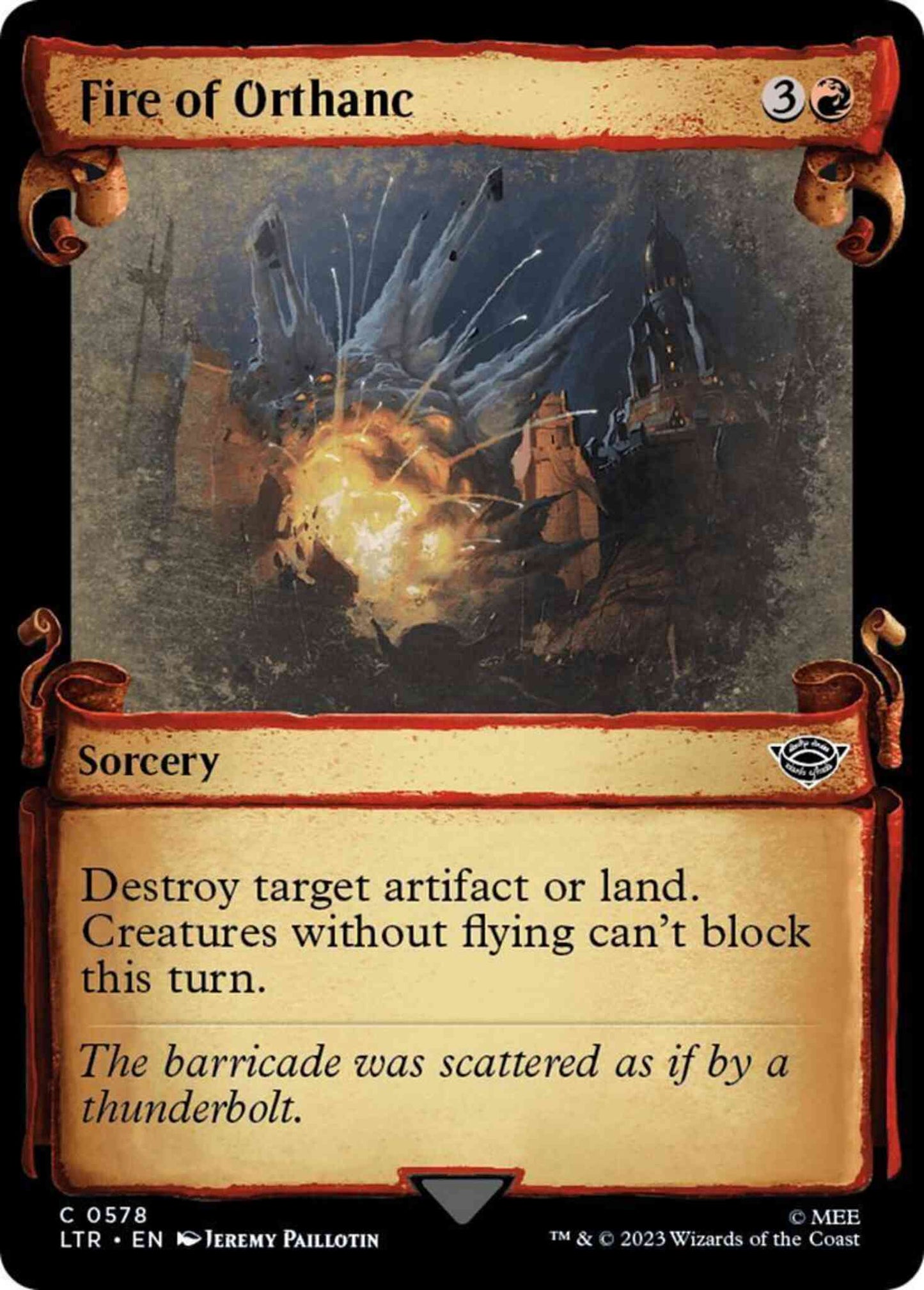 Fire of Orthanc [578] [Scrolls Showcase] [The Lord of the Rings: Tales of Middle-earth] [Non-Foil]