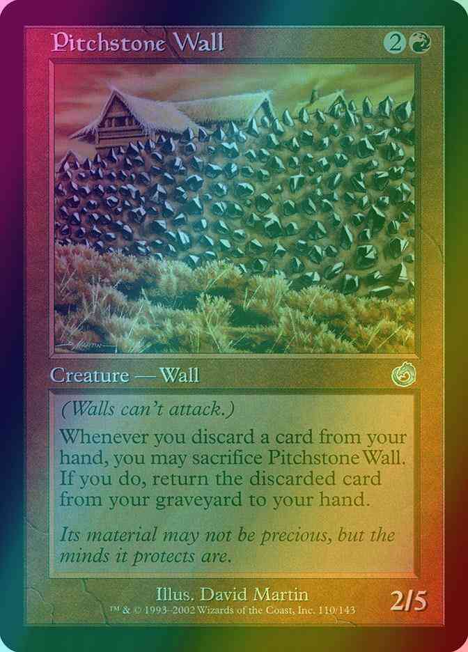 Pitchstone Wall [110] [Torment] [Foil]