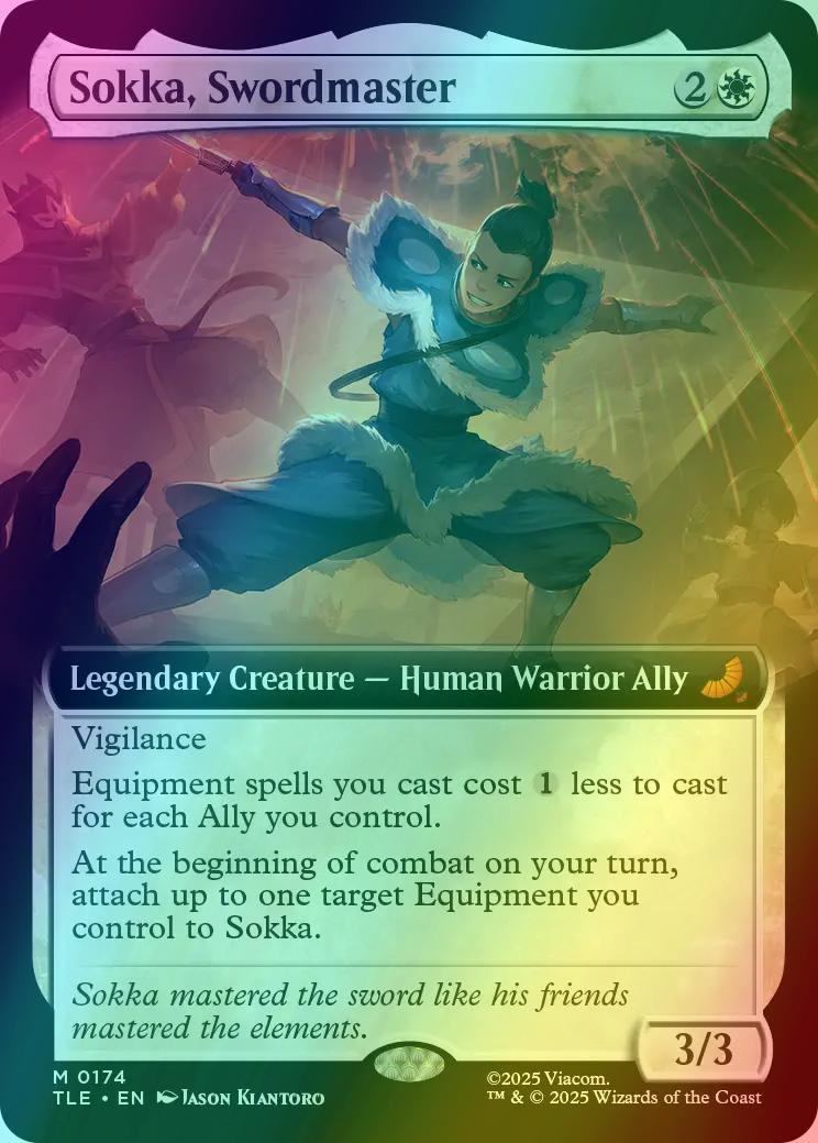 Sokka, Swordmaster [174] [Extended Art] [Avatar: The Last Airbender Eternal] [Foil]