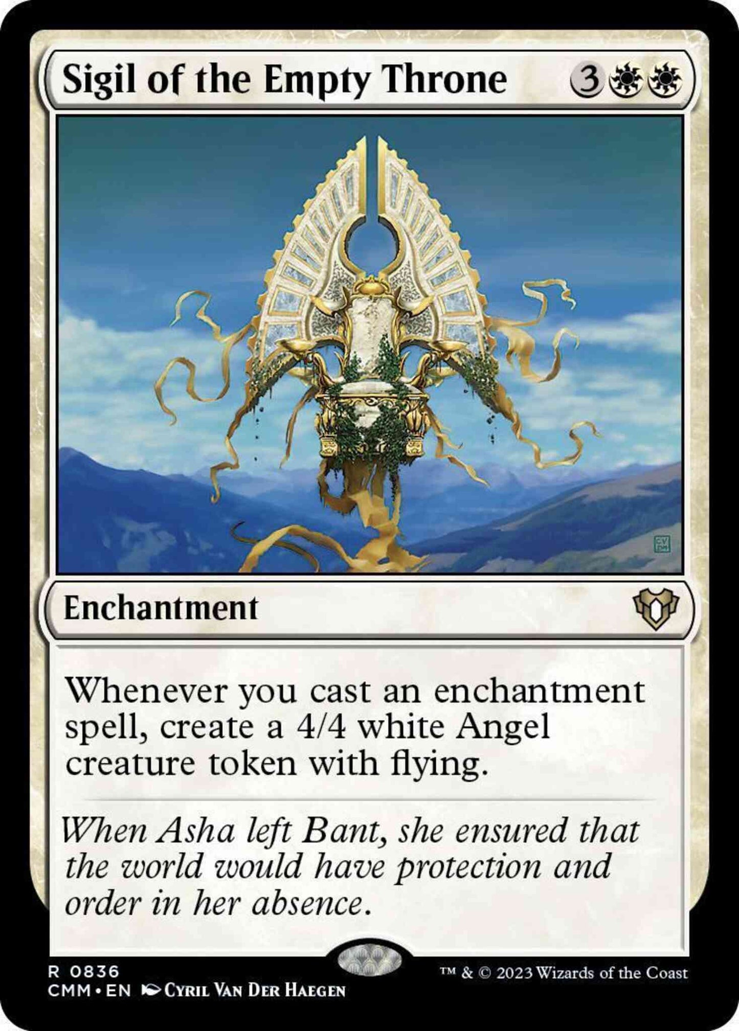 Sigil of the Empty Throne [836] [Commander Masters] [Non-Foil]