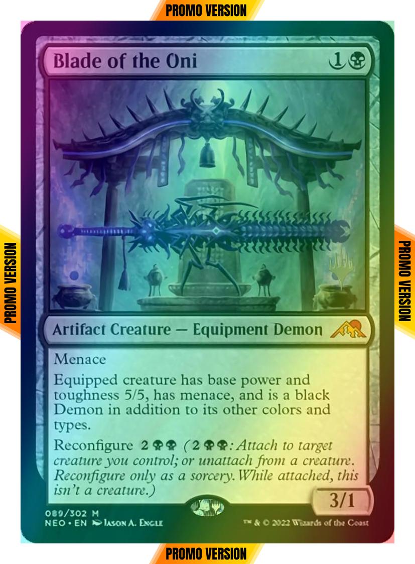 Blade of the Oni [Promo Pack] [89p] [Kamigawa: Neon Dynasty: Promos] [Foil]