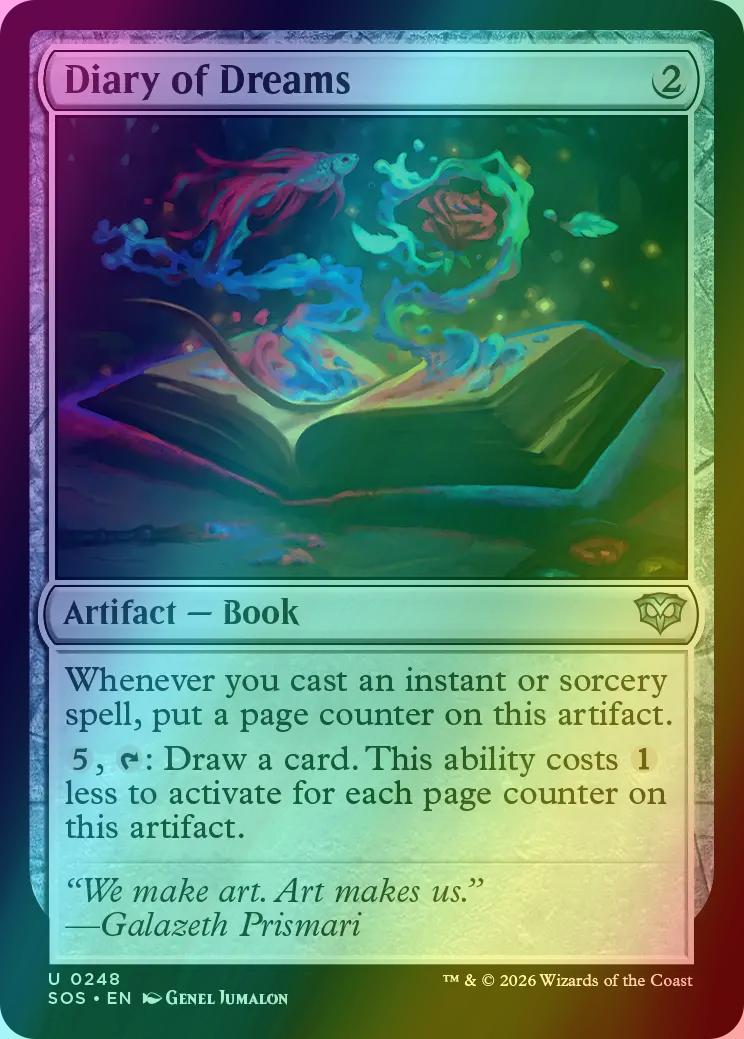Diary of Dreams [248] [Secrets of Strixhaven] [Foil]