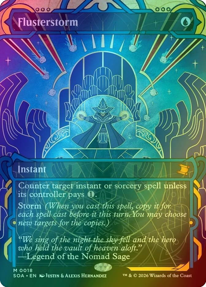 Flusterstorm [18] [Showcase] [Secrets of Strixhaven: Mystical Archive] [Foil]