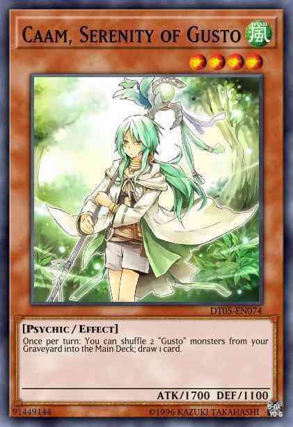 Caam, Serenity of Gusto - HA05-EN041 - Secret Rare - Unlimited