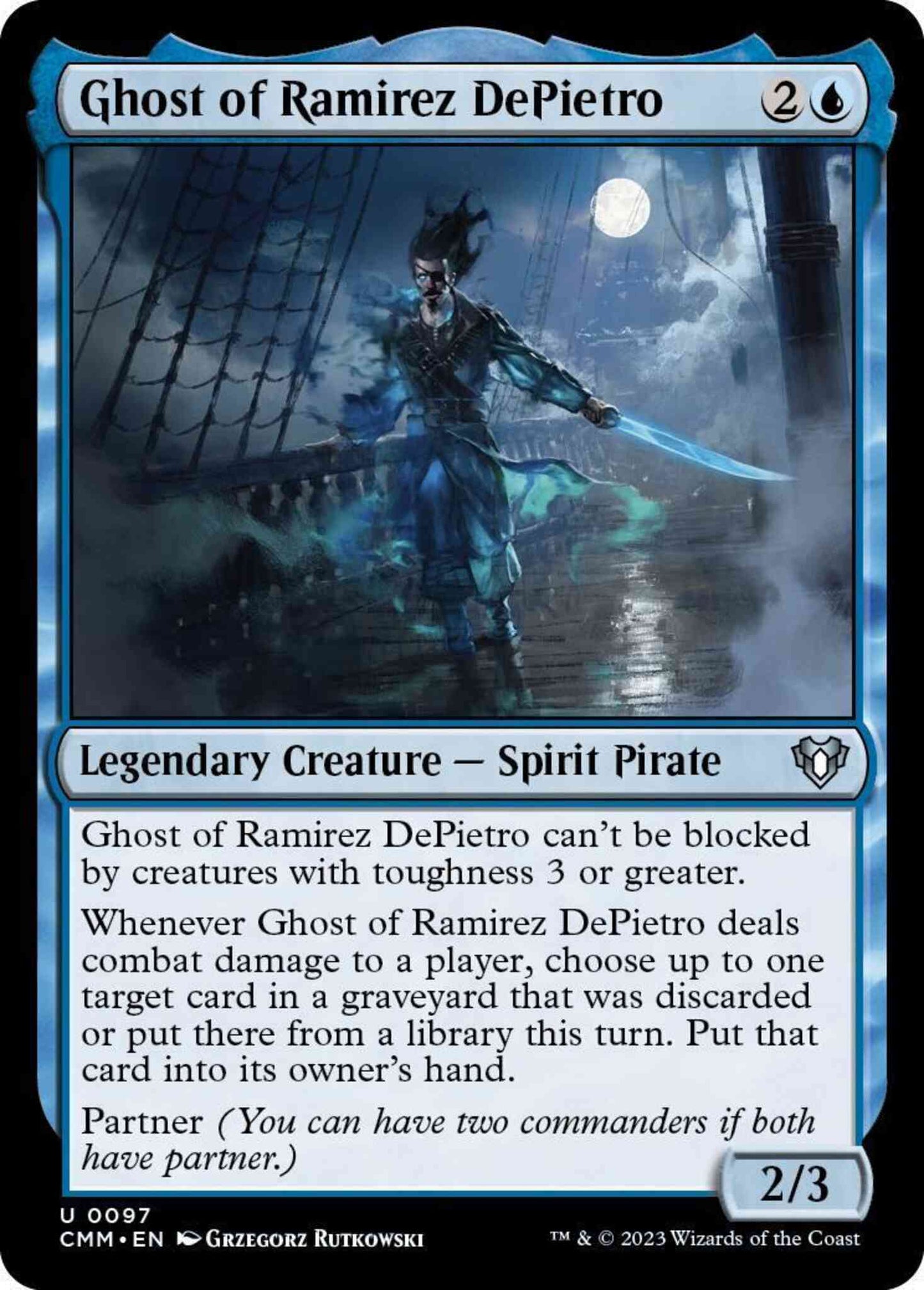 Ghost of Ramirez DePietro [97] [Commander Masters] [Non-Foil]